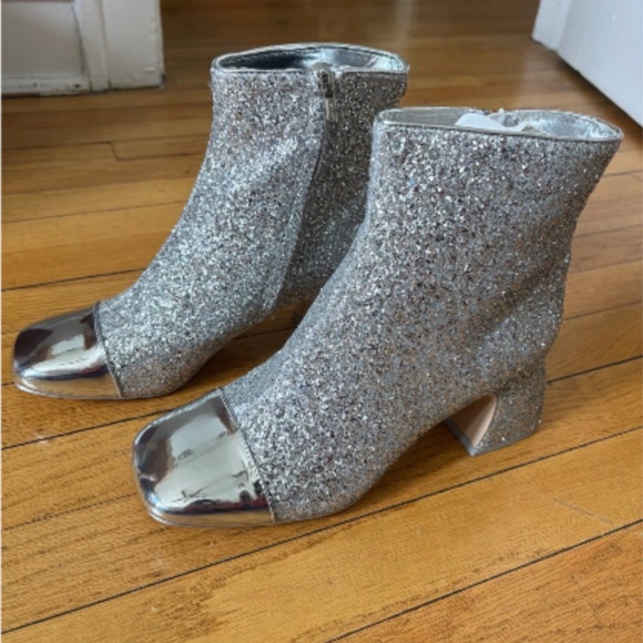 Sam Edelman Circus NY Osten Glitter Ankle Boot NWT - Picture 2 of 7